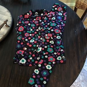 Girls Burton fleece base layer size large